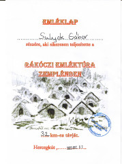 Teljesítménytúrák :: Rákóczi emléktúra :: oklevél.jpg :: 