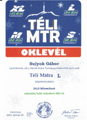 Teljesítménytúrák :: Téli Mátra :: oklevél.jpg :: 